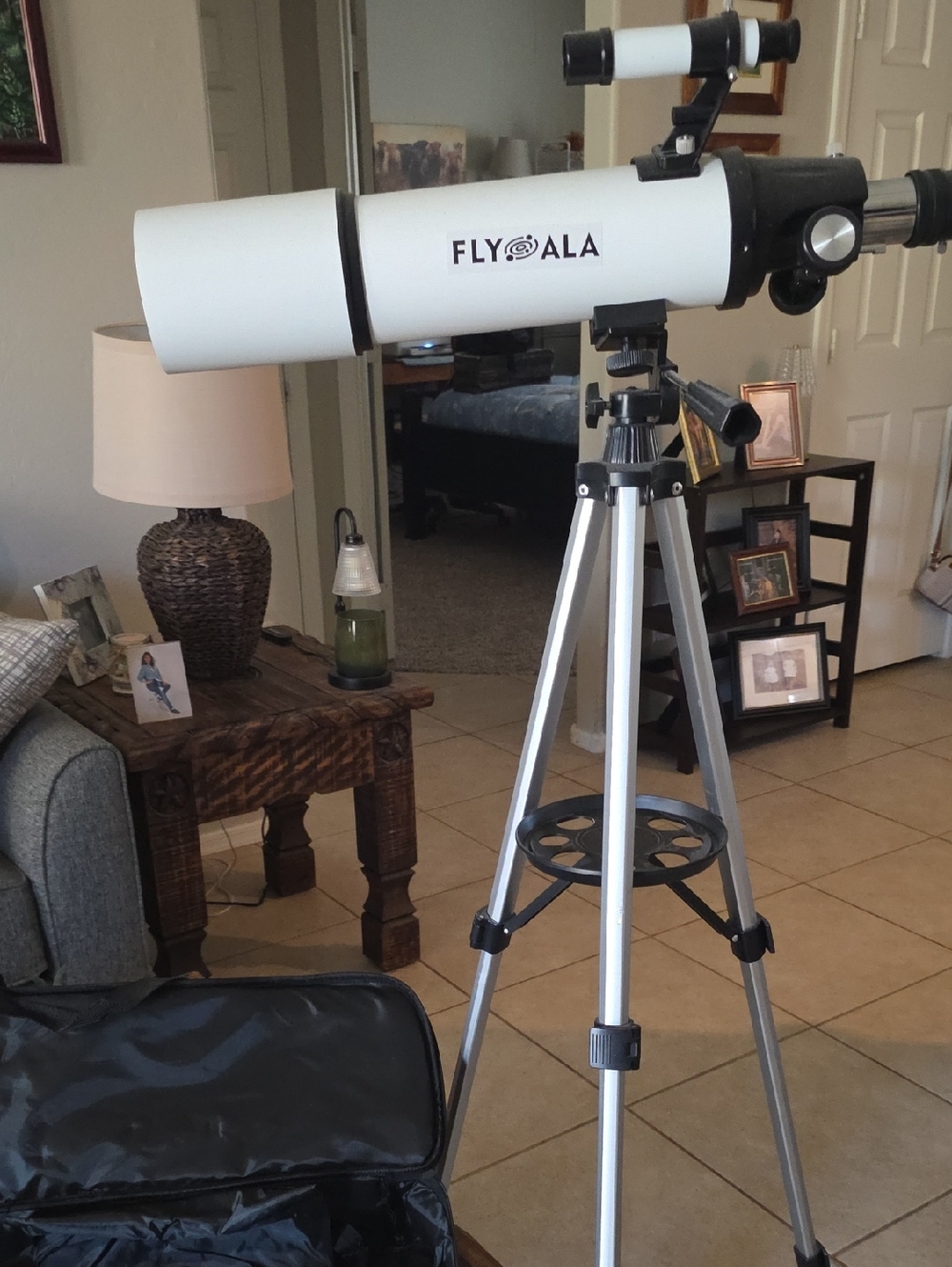 FLY&ALA White Refractor Telescope with Tripod